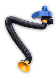 Flexible hose extraction arm with fan unit ZWR03